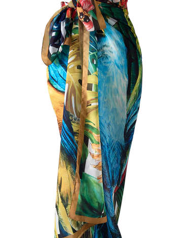 Max Pañuelo Araras do Brasil - Mousseline de Poliester/ 130x130 - Scarfme | Bufandas, Pañuelos, Chales, Turbantes