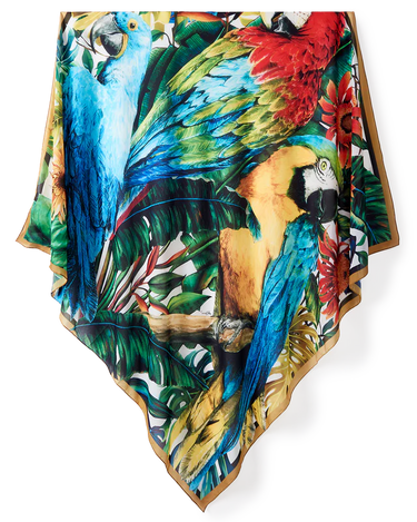 Max Pañuelo Araras do Brasil - Mousseline de Poliester/ 130x130 - Scarfme | Bufandas, Pañuelos, Chales, Turbantes