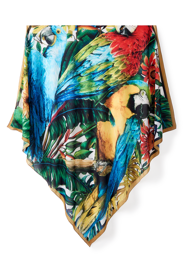 Max Pañuelo Araras do Brasil - Mousseline de Poliester/ 130x130 - Scarfme | Bufandas, Pañuelos, Chales, Turbantes