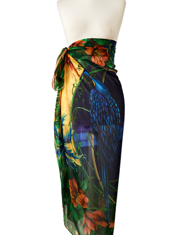 Max Pañuelo Brasil Tropical- Mousseline de Seda/ 130x130 - Scarfme | Bufandas, Pañuelos, Chales, Turbantes