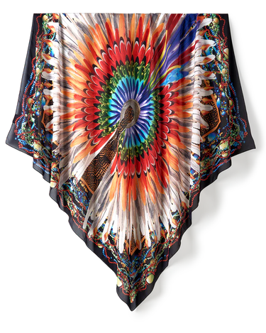 Max Pañuelo Cocar- Mousseline de Poliester/ 130x130 - Scarfme | Bufandas, Pañuelos, Chales, Turbantes