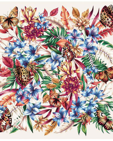 Max Pañuelo Flora Light- Mousseline de Seda/ 130x130 - Scarfme | Bufandas, Pañuelos, Chales, Turbantes