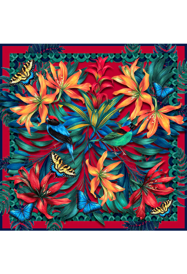 Max Pañuelo Mata Atlantica- Mousseline de Poliester/ 130x130 - Scarfme | Bufandas, Pañuelos, Chales, Turbantes