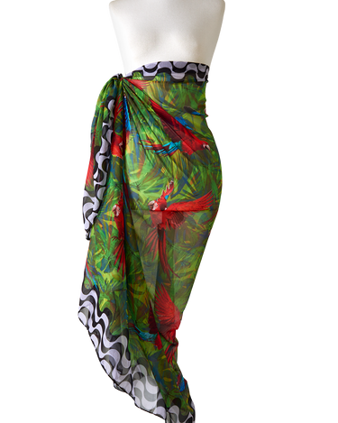 Pareo Arara Río - Georgette de Poliéster/ 130x200 - Scarfme | Bufandas, Pañuelos, Chales, Turbantes