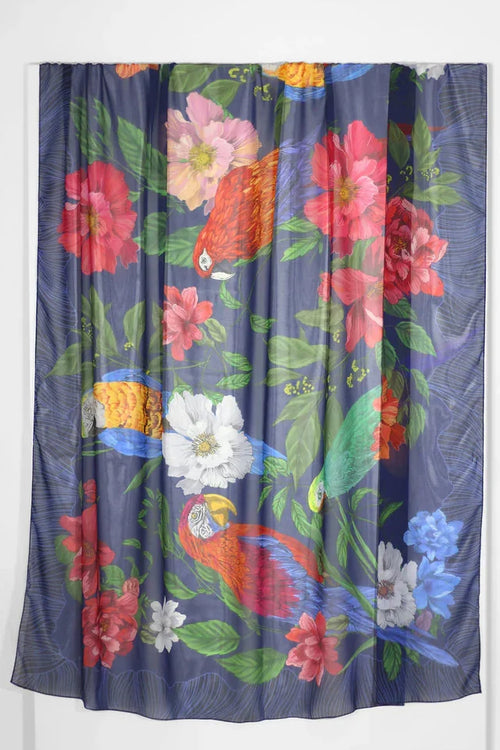Pareo Araras- Georgete de Poliester/ 130x200 - Scarfme | Bufandas, Pañuelos, Chales, Turbantes