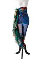 Pareo Brasil Tropical - Georgette de Poliéster/ 130x200 - Scarfme | Bufandas, Pañuelos, Chales, Turbantes