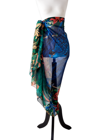 Pareo Brasil Tropical - Georgette de Poliéster/ 130x200 - Scarfme | Bufandas, Pañuelos, Chales, Turbantes