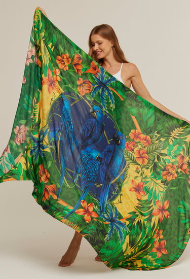 Pareo Brasil Tropical - Viscose/ 130x200 - Scarfme | Bufandas, Pañuelos, Chales, Turbantes