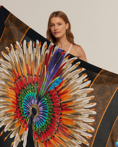 Pareo Cocar Clássico- Satén de Seda/130x200 - Scarfme | Bufandas, Pañuelos, Chales, Turbantes