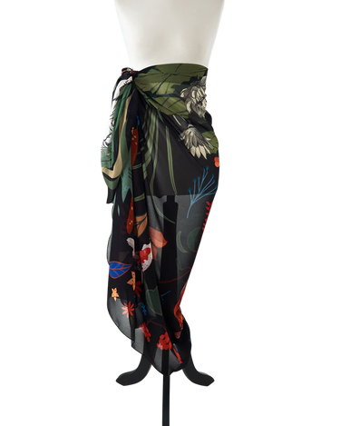 Pareo Cornélia- Georgete de Poliester/ 130x200 - Scarfme | Bufandas, Pañuelos, Chales, Turbantes