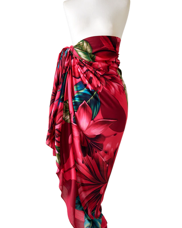 Pareo Flor Flamingo- Viscose/ 130x200 - Scarfme | Bufandas, Pañuelos, Chales, Turbantes