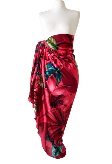 Pareo Flor Flamingo- Viscose/ 130x200 - Scarfme | Bufandas, Pañuelos, Chales, Turbantes