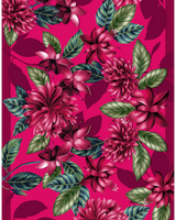 Pareo Flor Flamingo- Viscose/ 130x200 - Scarfme | Bufandas, Pañuelos, Chales, Turbantes