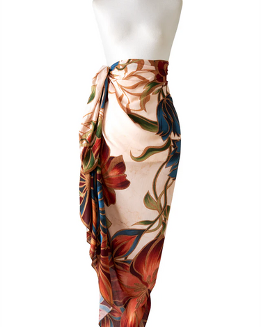 Pareo Marble Flowers- Viscose/ 130x200 - Scarfme | Bufandas, Pañuelos, Chales, Turbantes