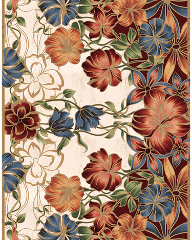 Pareo Marble Flowers- Viscose/ 130x200 - Scarfme | Bufandas, Pañuelos, Chales, Turbantes