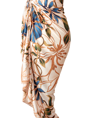 Pareo Marble Flowers- Viscose/ 130x200 - Scarfme | Bufandas, Pañuelos, Chales, Turbantes