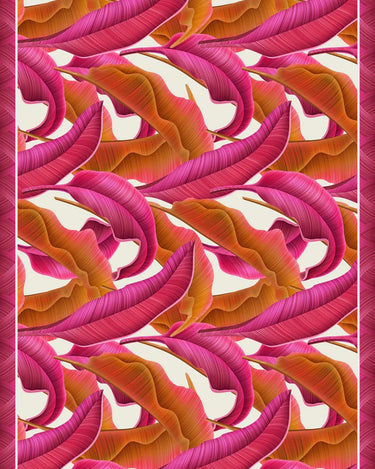 Pareo Pink Folhagem- Georgete de Poliester/ 130x200 - Scarfme | Bufandas, Pañuelos, Chales, Turbantes