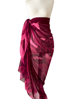 Pareo Ramos de Purpura - Georgete de Poliester/ 130x200 - Scarfme | Bufandas, Pañuelos, Chales, Turbantes