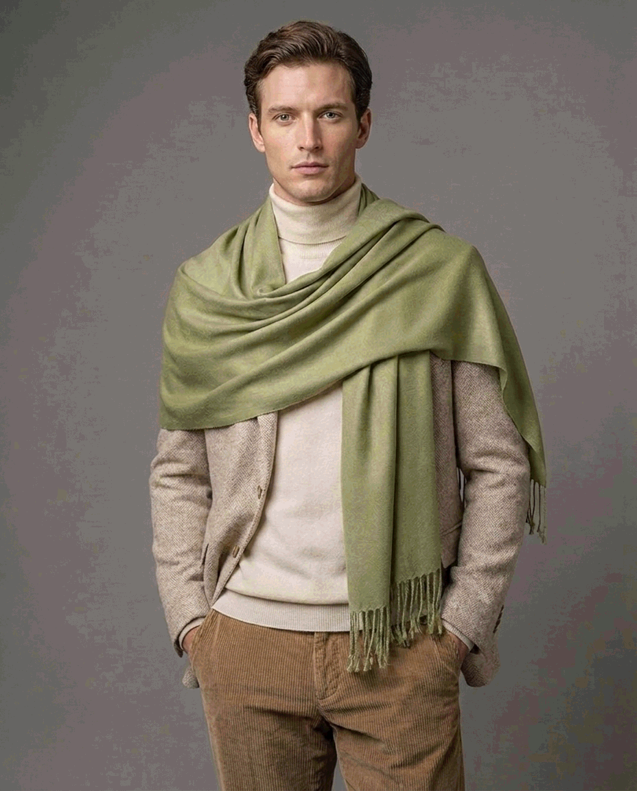 Pashmina de Viscosa Té Verde - Scarfme | Bufandas, Pañuelos, Chales, Turbantes