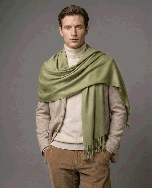Pashmina de Viscosa Té Verde - Scarfme | Bufandas, Pañuelos, Chales, Turbantes