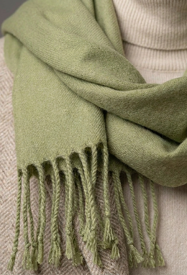 Pashmina de Viscosa Té Verde