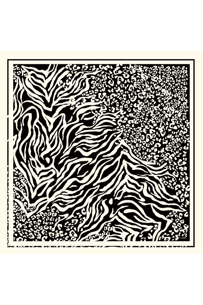 Pañuelo Print Selvagem- Satén de Seda/ 90x90 - Scarfme | Bufandas, Pañuelos, Chales, Turbantes