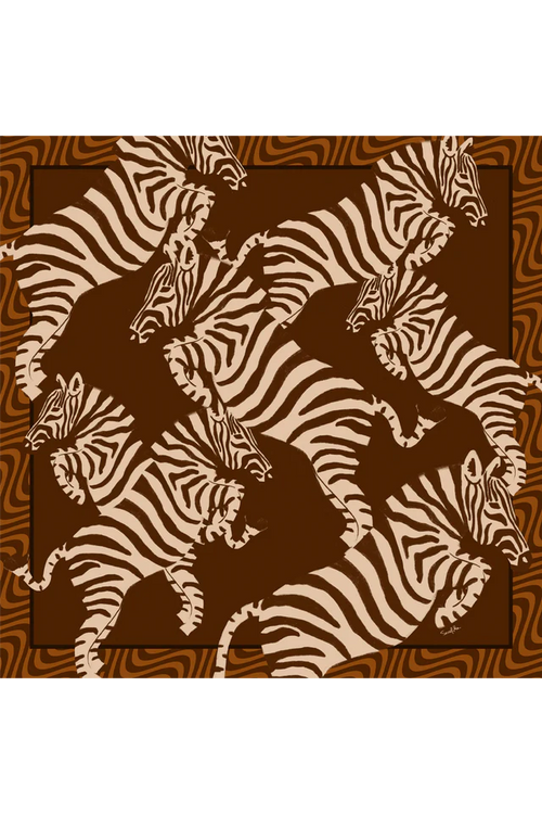 Pañuelo Zebra- Twill de Seda/ 50x50 - Scarfme | Bufandas, Pañuelos, Chales, Turbantes