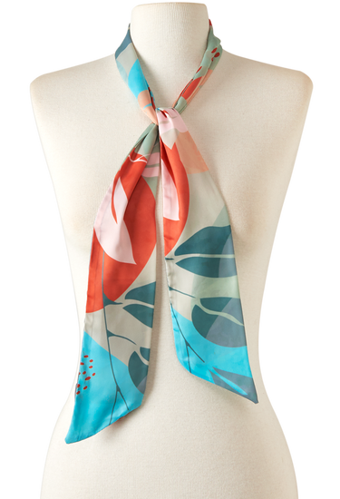 Folhas Minimalist 04/21 - Scarfme | Bufandas de Seda