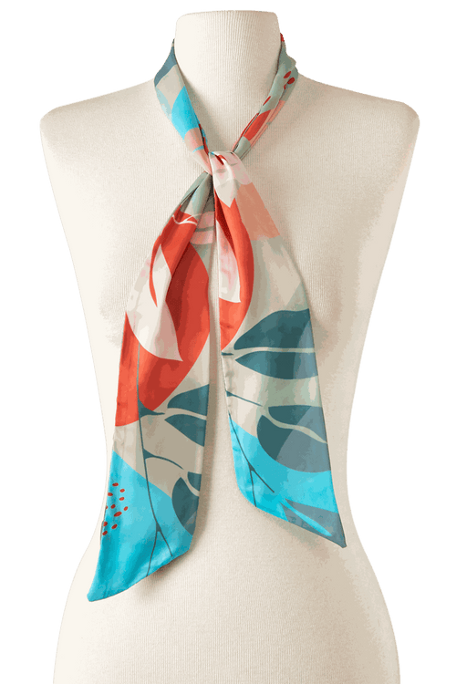 Folhas Minimalist 04/21 - Scarfme | Bufandas de Seda