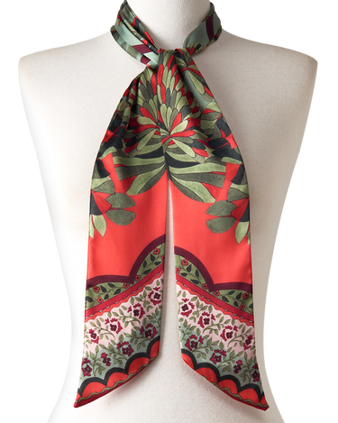 Twilly Pantanal- Satén de Poliester/ 8x130 - Scarfme | Bufandas, Pañuelos, Chales, Turbantes