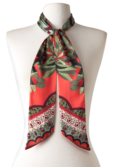 Twilly Pantanal- Satén de Poliester/ 8x130 - Scarfme | Bufandas, Pañuelos, Chales, Turbantes