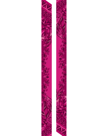 Twilly Ramos de Púrpura - Satén de Poliéster/ 8x130 - Scarfme | Bufandas, Pañuelos, Chales, Turbantes