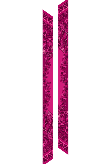 Twilly Ramos de Púrpura - Satén de Poliéster/ 8x130 - Scarfme | Bufandas, Pañuelos, Chales, Turbantes