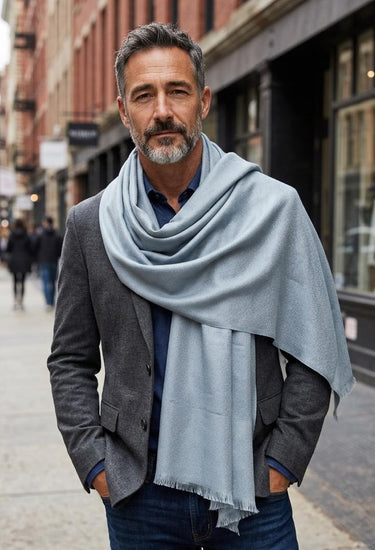 Cashmere Diamante Gris / 70x200 - Scarfme | Bufandas, Pañuelos, Chales, Turbantes