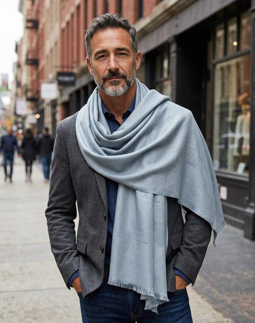 Cashmere Diamante Gris / 70x200 - Scarfme | Bufandas, Pañuelos, Chales, Turbantes