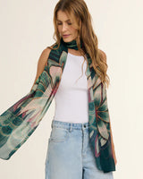 Chal Alegoria - Mousseline de Poliéster/ 45x210 - Scarfme | Bufandas, Pañuelos, Chales, Turbantes