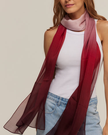 Chal Degradado- Mousseline de Seda/ 60x210 - Scarfme | Bufandas, Pañuelos, Chales, Turbantes