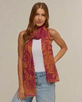 Chal Flor de Poder- Mousseline de Poliester/ 45x210 - Scarfme | Bufandas, Pañuelos, Chales, Turbantes
