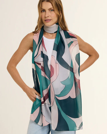 Chal Flow - Mousseline de Poliéster/ 45x210 - Scarfme | Bufandas, Pañuelos, Chales, Turbantes