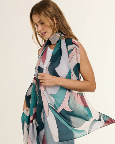 Chal Flow - Mousseline de Poliéster/ 45x210 - Scarfme | Bufandas, Pañuelos, Chales, Turbantes