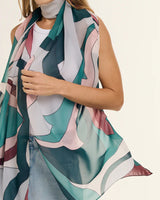 Chal Flow - Mousseline de Poliéster/ 45x210 - Scarfme | Bufandas, Pañuelos, Chales, Turbantes