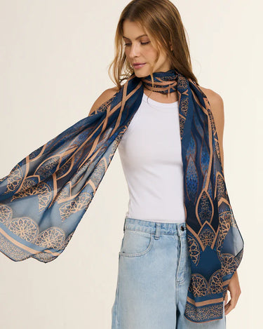 Chal Grand Mosque - Mousseline de Poliéster/ 45x210 - Scarfme | Bufandas, Pañuelos, Chales, Turbantes