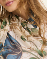 Chal Marble Flowers- Mousseline de Seda/ 60x210 - Scarfme | Bufandas, Pañuelos, Chales, Turbantes