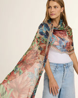 Chal Pantanal- Mousseline de Seda/ 60x210 - Scarfme | Bufandas, Pañuelos, Chales, Turbantes