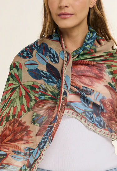Chal Pantanal- Mousseline de Seda/ 60x210 - Scarfme | Bufandas, Pañuelos, Chales, Turbantes