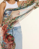Chal Pantanal- Mousseline de Seda/ 60x210 - Scarfme | Bufandas, Pañuelos, Chales, Turbantes