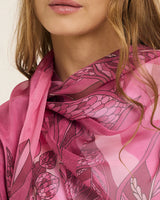 Chal Ramos de Púrpura- Mousseline de Seda/ 60x210 - Scarfme | Bufandas, Pañuelos, Chales, Turbantes