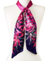 Twilly Pink Purple- Satén de Poliester/ 8x130 - Scarfme | Bufandas, Pañuelos, Chales, Turbantes