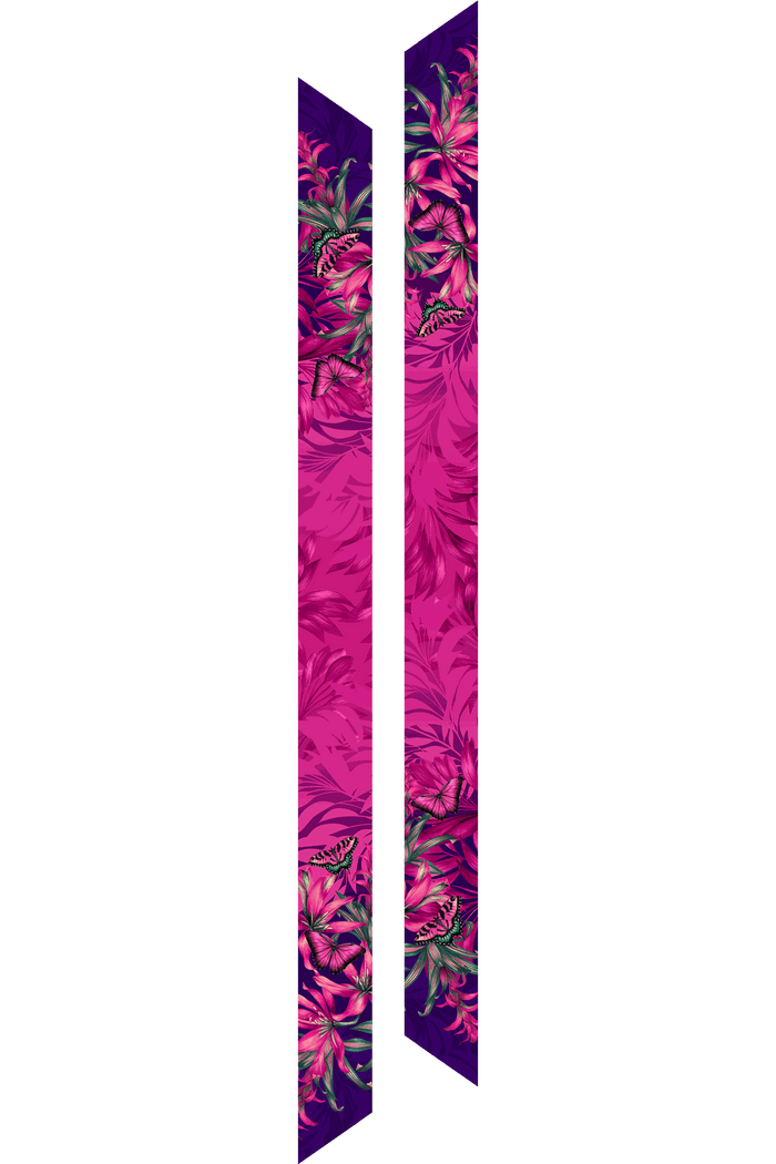 Twilly Pink Purple- Satén de Poliester/ 8x130 - Scarfme | Bufandas, Pañuelos, Chales, Turbantes