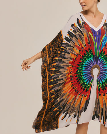 Kaftan Corto Cocar - Viscose - Scarfme | Bufandas, Pañuelos, Chales, Turbantes